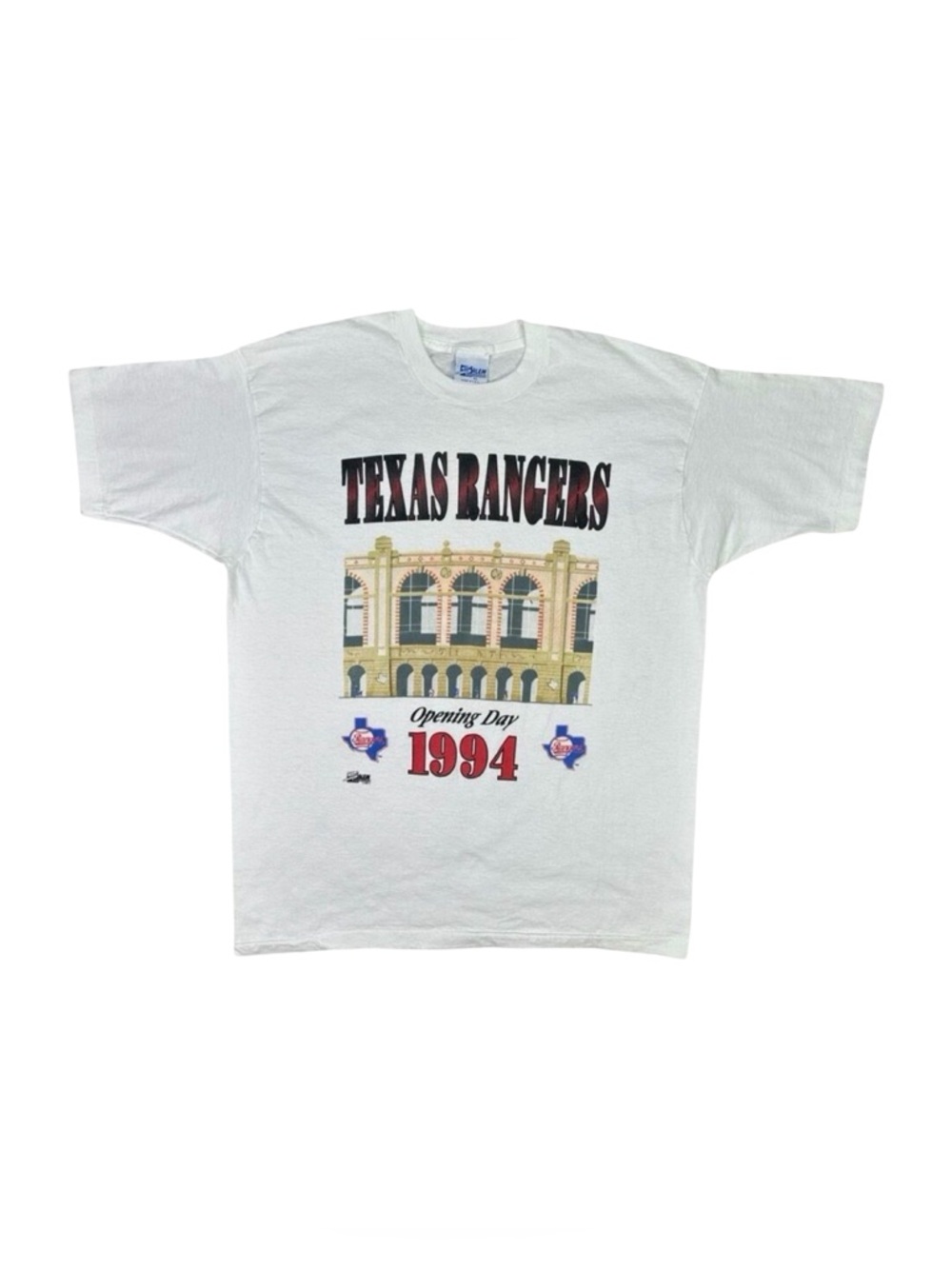 Vintage Salem Sportswear Texas Rangers 1994 Opening Day Crew Neck Promo Tee